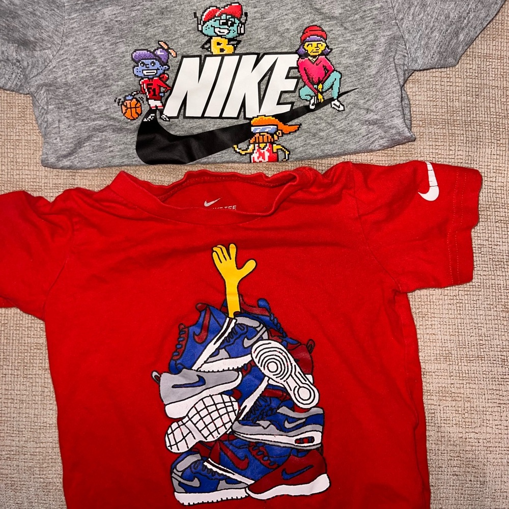 2 Nike toddler tshirts.